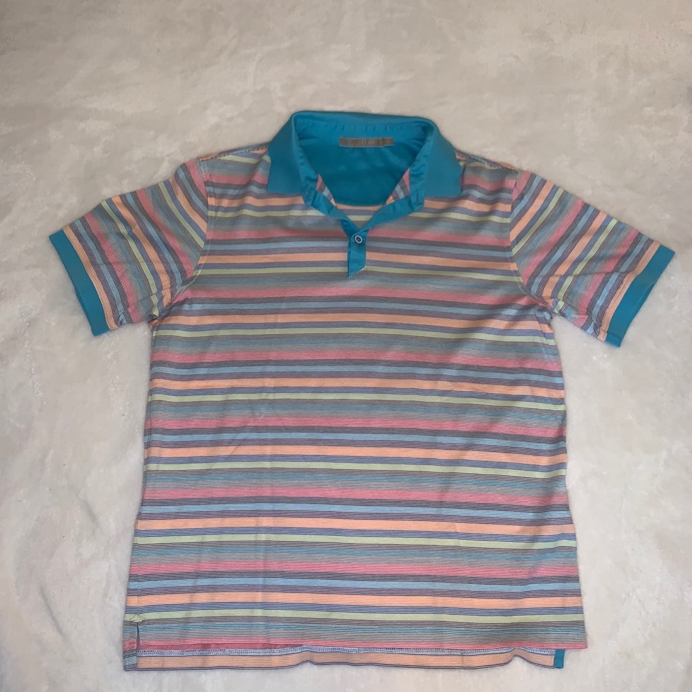 Multi color casual golf shirt